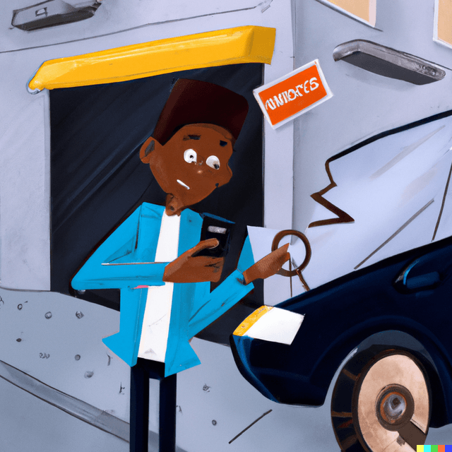 a person tipping on a phone